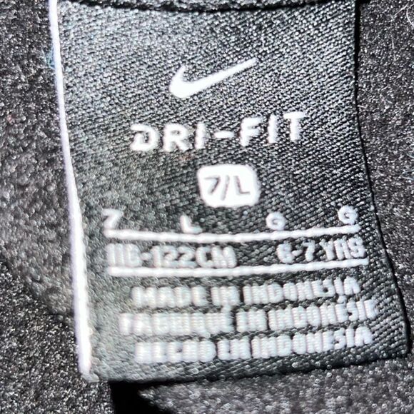 Nike Little Boy Black Therma FIT Graphic Full Zip Training Hoodie Size Large (7) - Picture 5 of 6